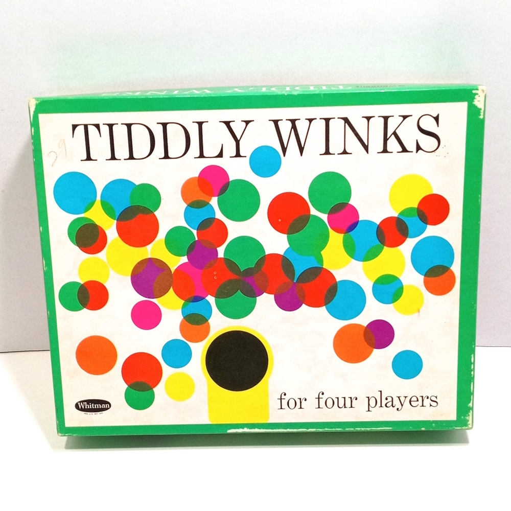 1963 Whitman Bullseye Tiddly Winks Game Vintage